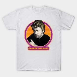 George Michael // Retro Styled Fan Art Design T-Shirt